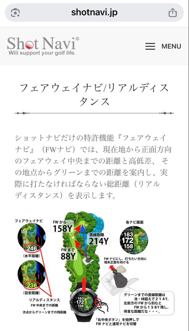 Shot Navi W1 Evolve GPSナビ