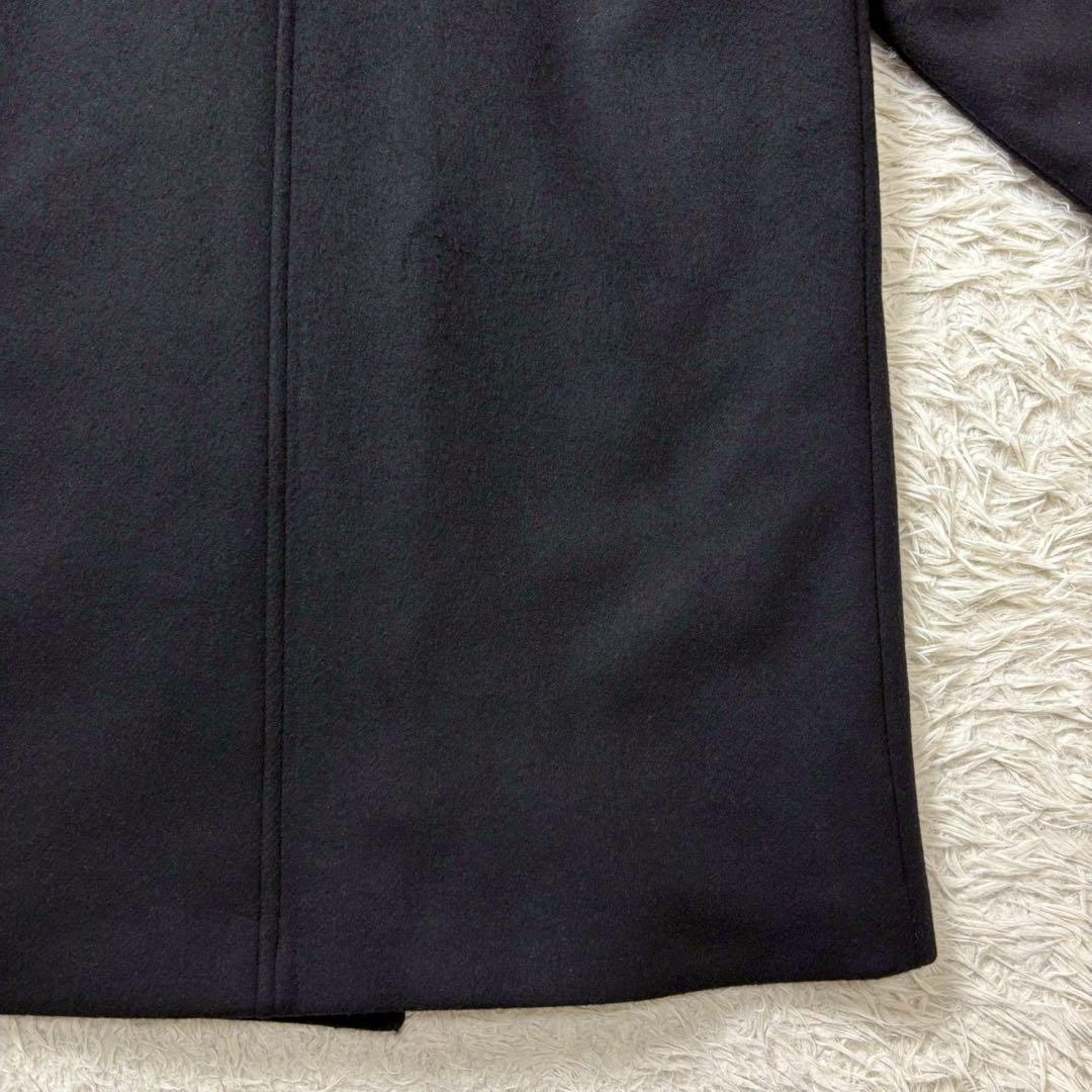 【美品】Liyoca リヨカ　ビーバーバンドカラーコート