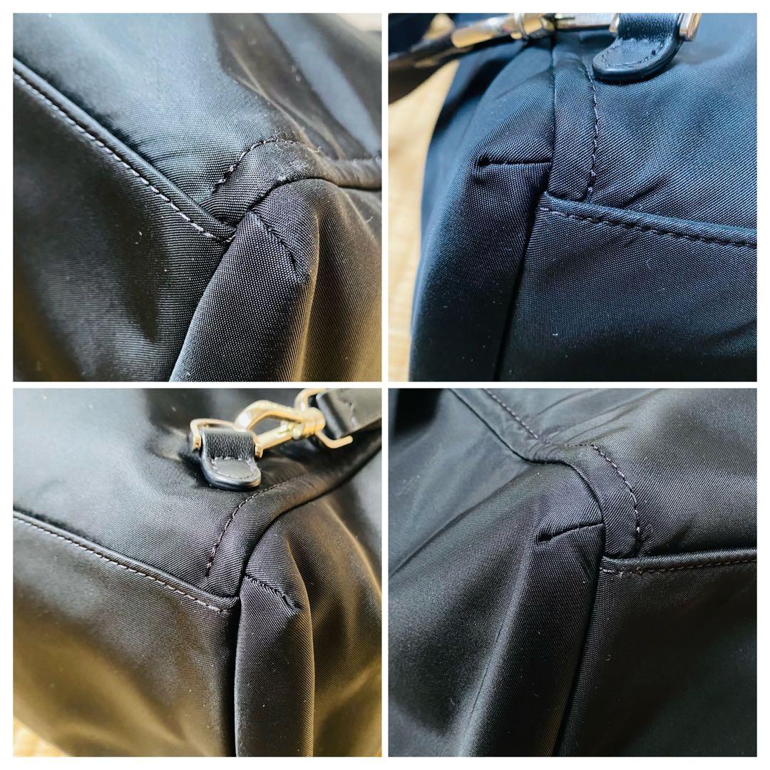 【美品】訳有kate spade3wayチェルシーコンバーチブルバックパック黒