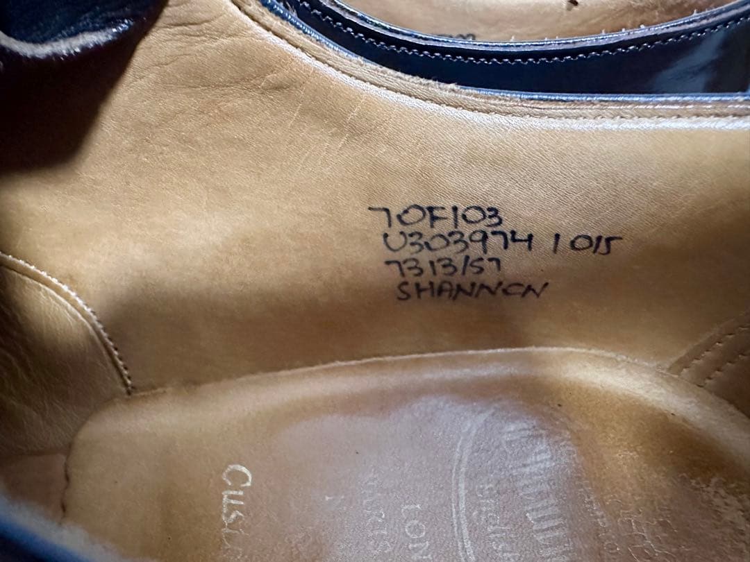 純正シューツリー付き】 シャノン チャーチ UK7 70 F - メルカリ