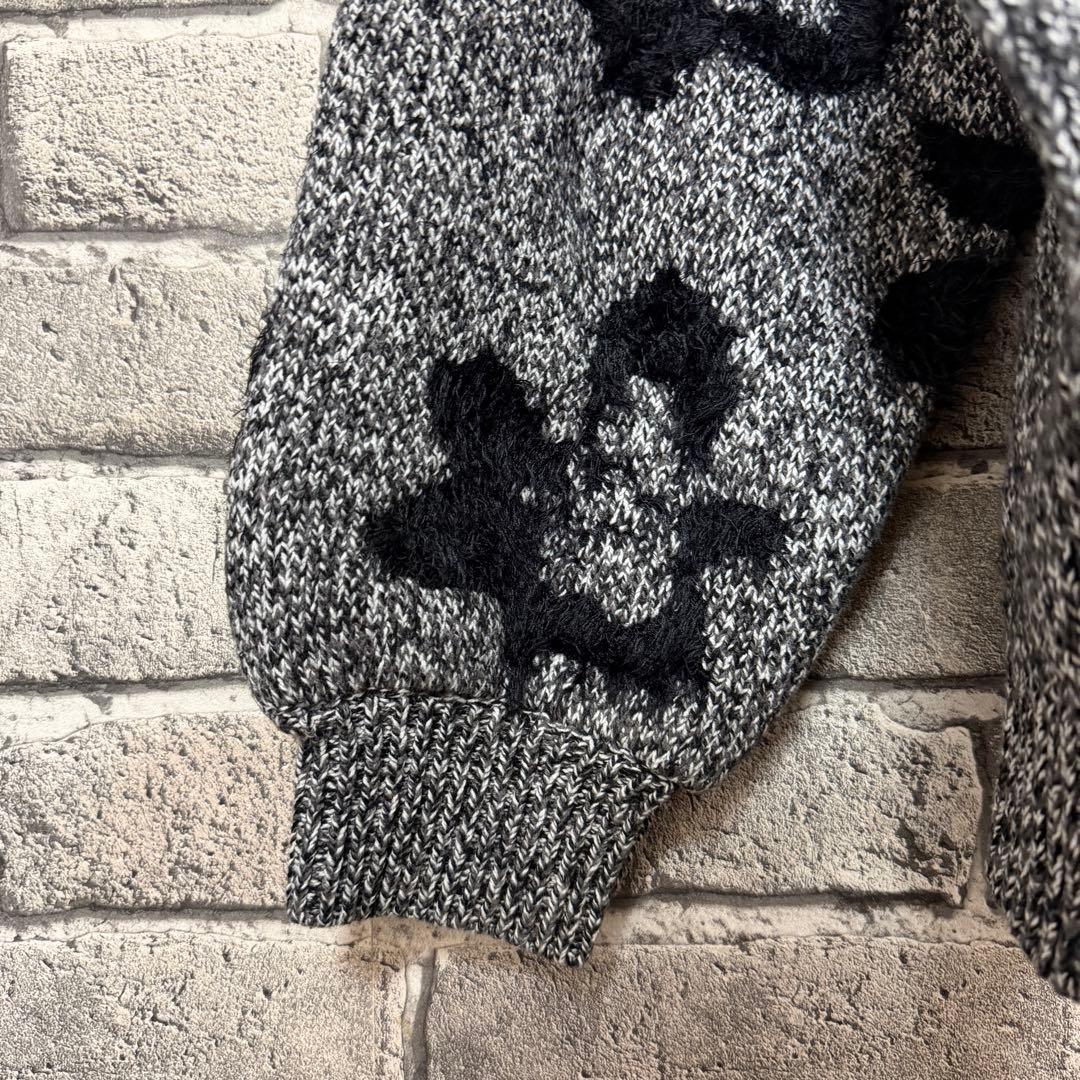 【美品】HARE　フラワーモチーフシャギーカーディガン　山田涼介さん着用