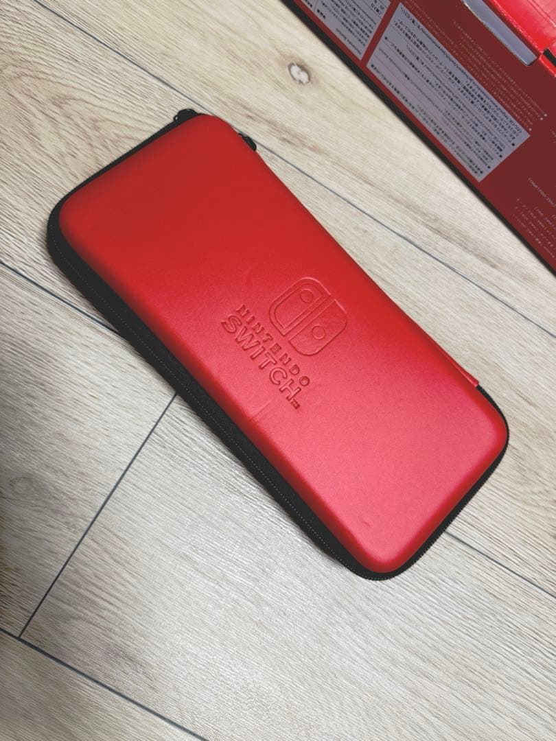 Nintendo Switch 本体 青/オレンジ Joy-Con ケース付き