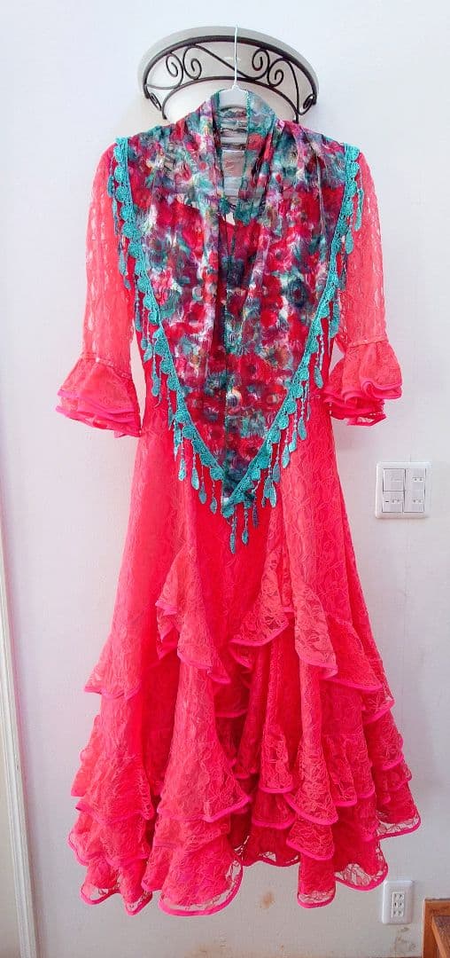 フラメンコ　衣装　ドレス　ワンピース