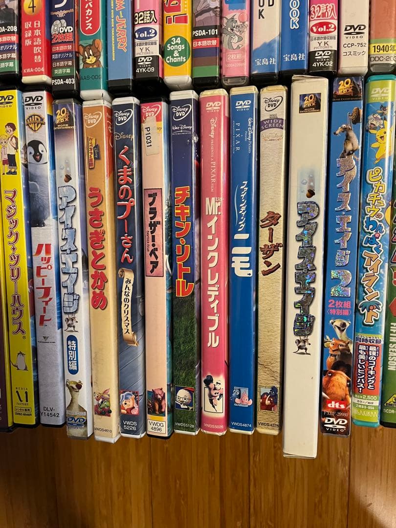ディズニーなど子供向け DVD まとめ売り 100本以上 未検品