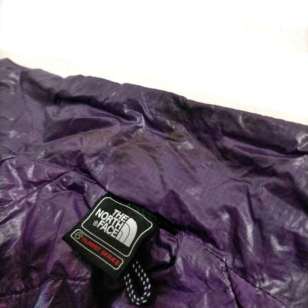 激レア ノースフェイス ダウン ジャケット ブルゾン サミットシリーズ XL 紫