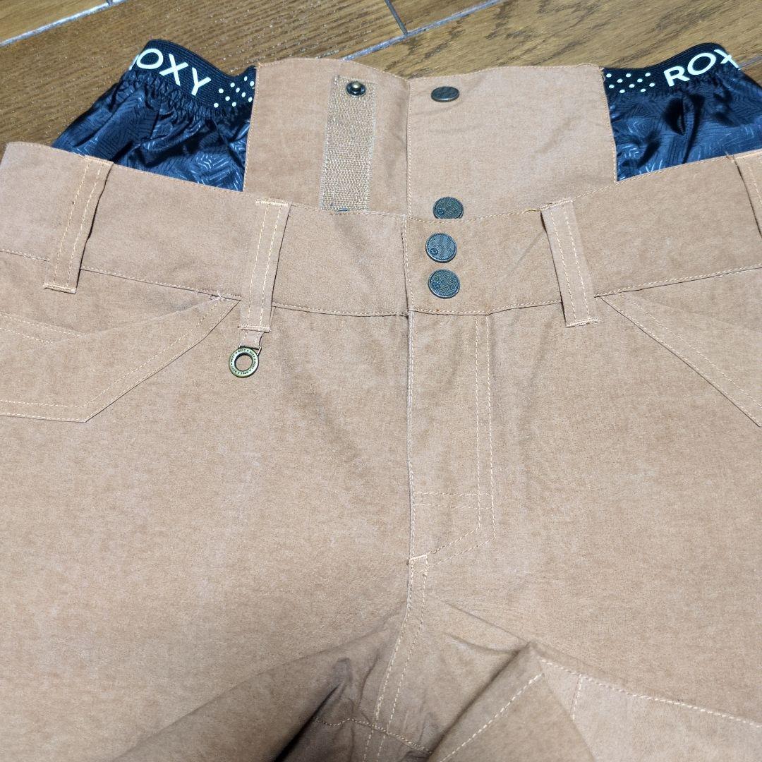 ROXY　スノボウェア　上下セット　Ｍ　ボタニカル　カーキ　ブラウン