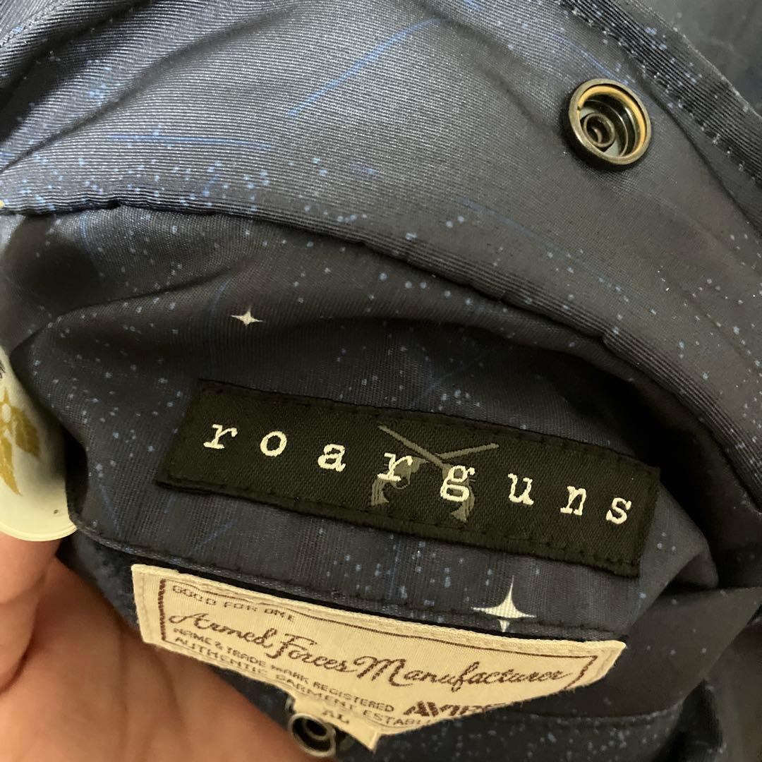 激レアAVIREX MA-1 フライトジャケット (ロアーガンズ)XLサイズ