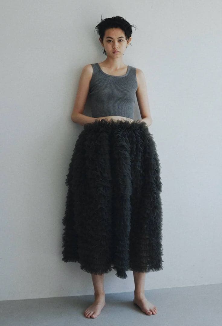 bibiy定番チュールスカート☆オンライン購入正規品★thetoesacai