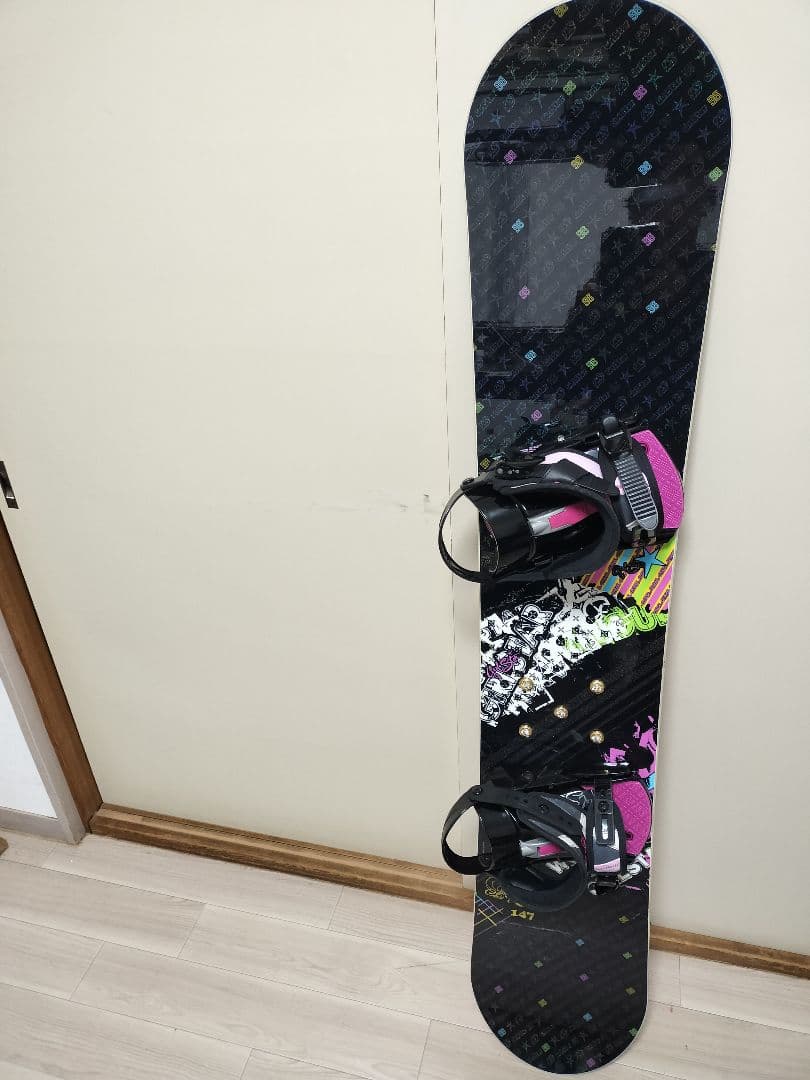 GIRLSTAR スノーボード 147cm ビンディング付 ケース付 レディース
