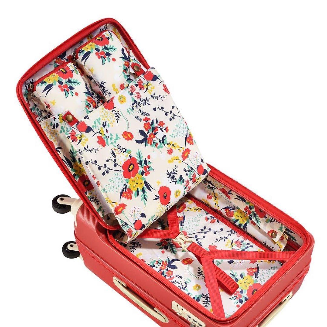 ACE HaNT マイン(フロントジップ) キャリーケース34L アネモネレッド