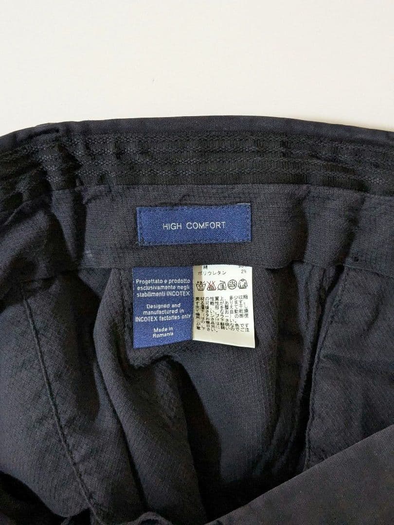 【美品】インコテックス(INCOTEX)　ネイビー　スラックス　送料無料