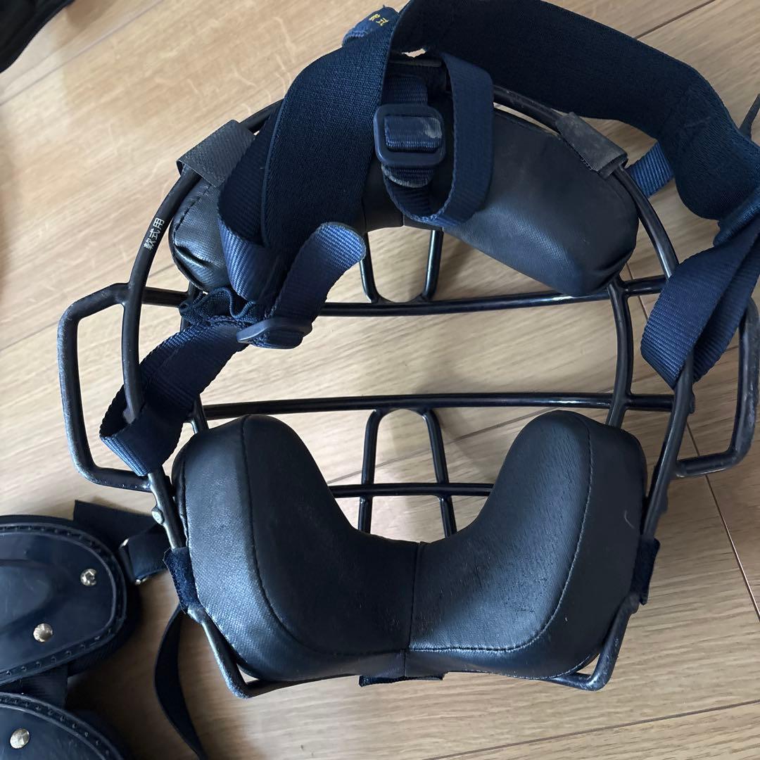 が*わ様 軟式キャッチャー防具一式　ネイビー