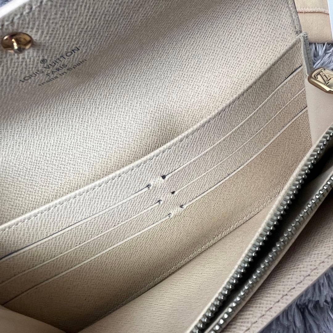 【専用】ルイヴィトン　ポルトフォイユサラ　ダミエ　アズール　ホワイト