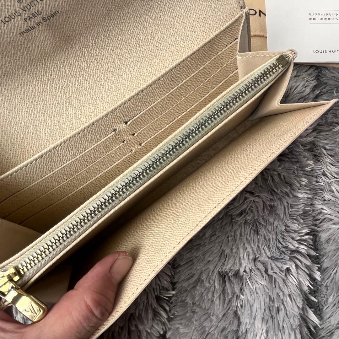 【専用】ルイヴィトン　ポルトフォイユサラ　ダミエ　アズール　ホワイト