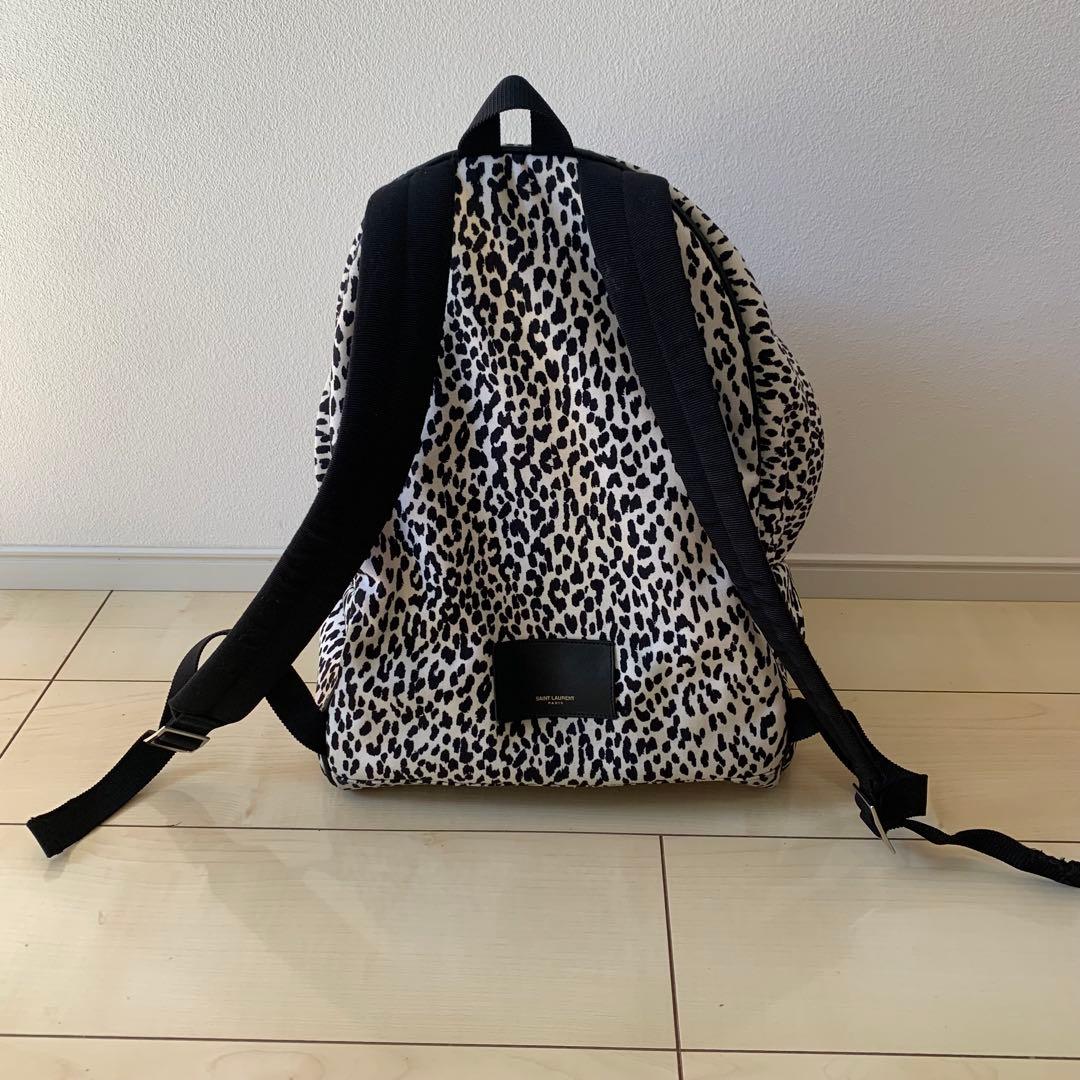 SAINT LAURENT ベイビーキャット柄バックパック
