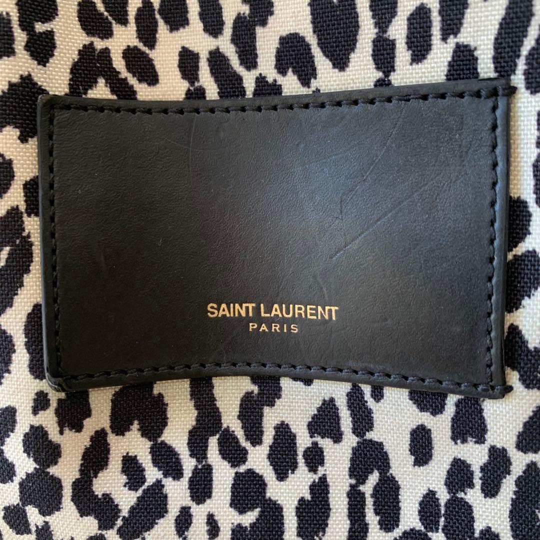 SAINT LAURENT ベイビーキャット柄バックパック
