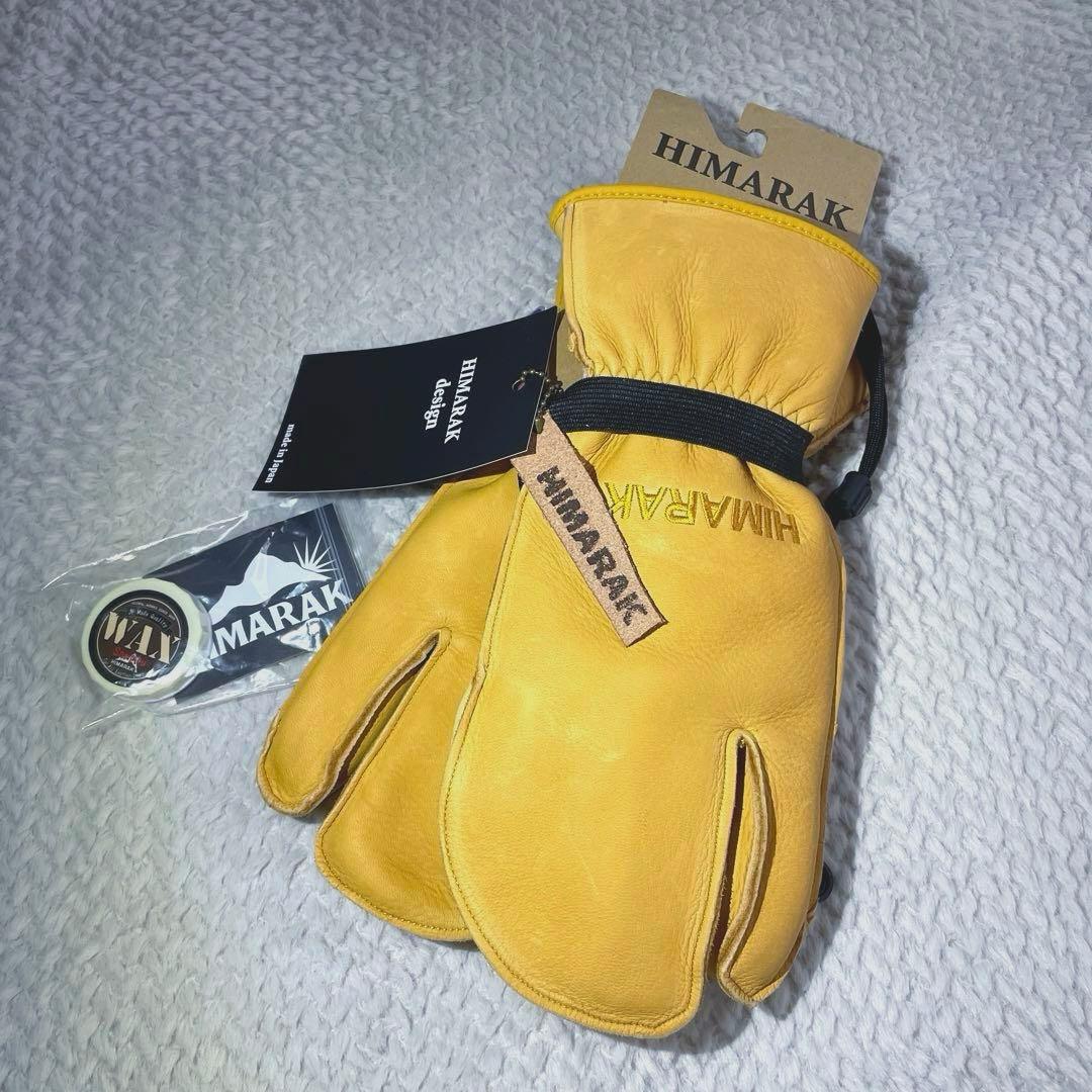 HIMARAK レザーグローブ ミトン サイズM ヒマラク スキー スノーボード