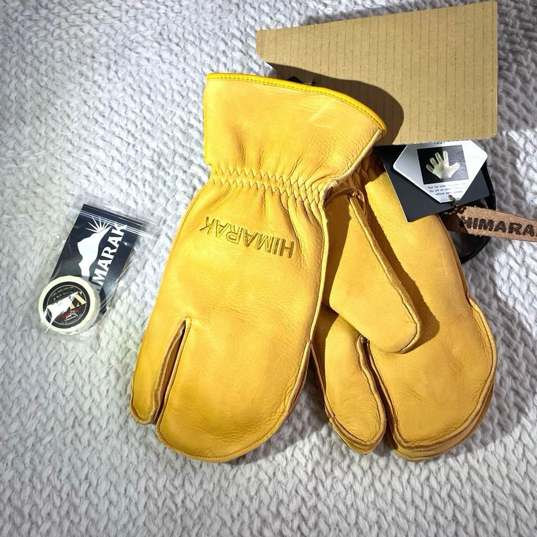 HIMARAK レザーグローブ ミトン サイズM ヒマラク スキー スノーボード