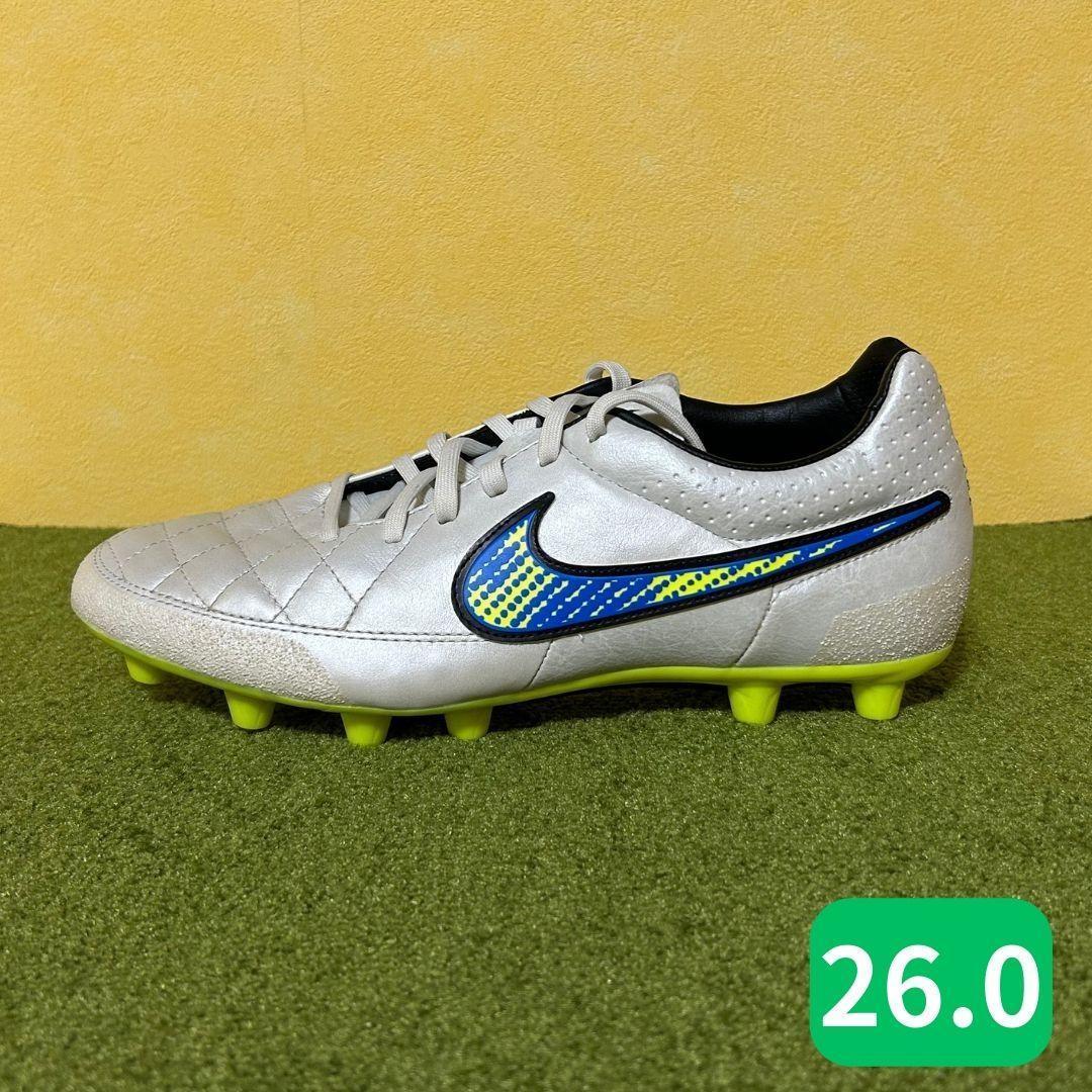 新品 未使用 サッカースパイク ナイキ ティエンポ HG 激レア 26.0cm