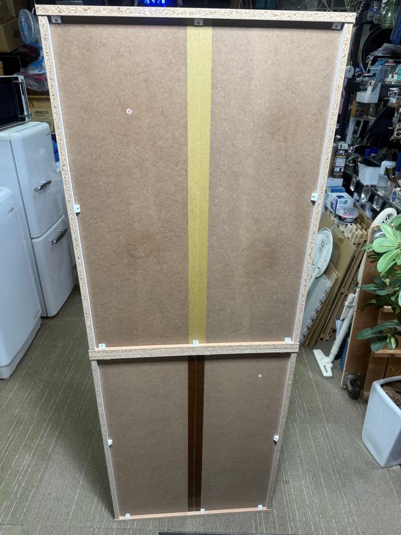 超美品】ナフコ セリカシリーズ キャビネット 食器棚60HD 60Gセット