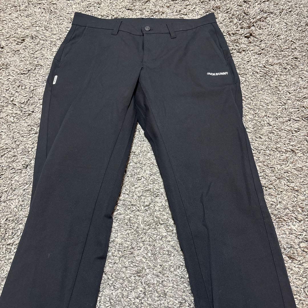 JACKBUNNY ブラックゴルフパンツ - メルカリ