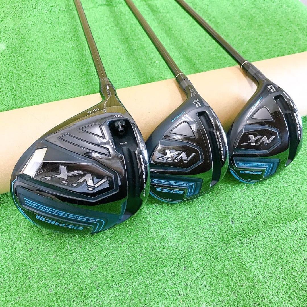 シ16★超希少女性用レフティ★BERES NX 3本レディースクラブセット A左