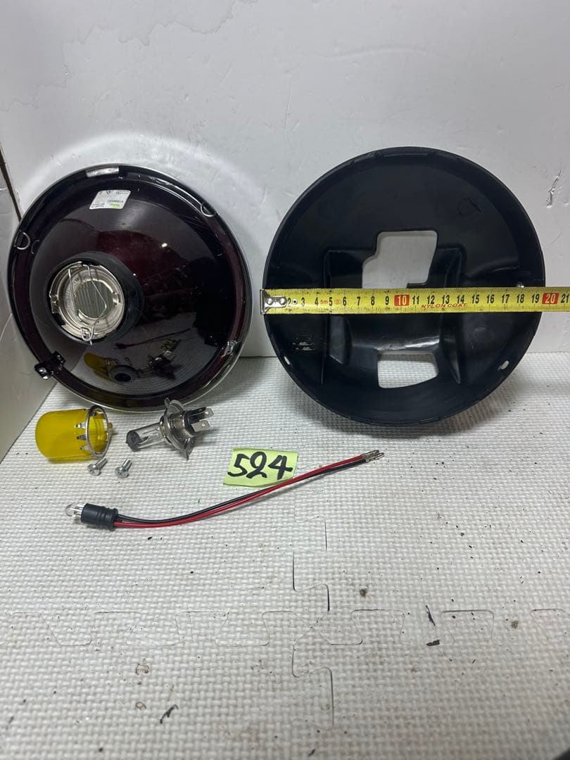 希少当時物シビエスーパーオスカー180πシビエ凹みレンズ付きヘッドライトASSY