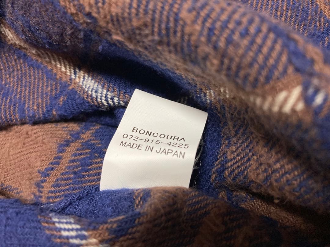 《最終値下げ》BONCOURA ワークシャツ タータンチェック 40