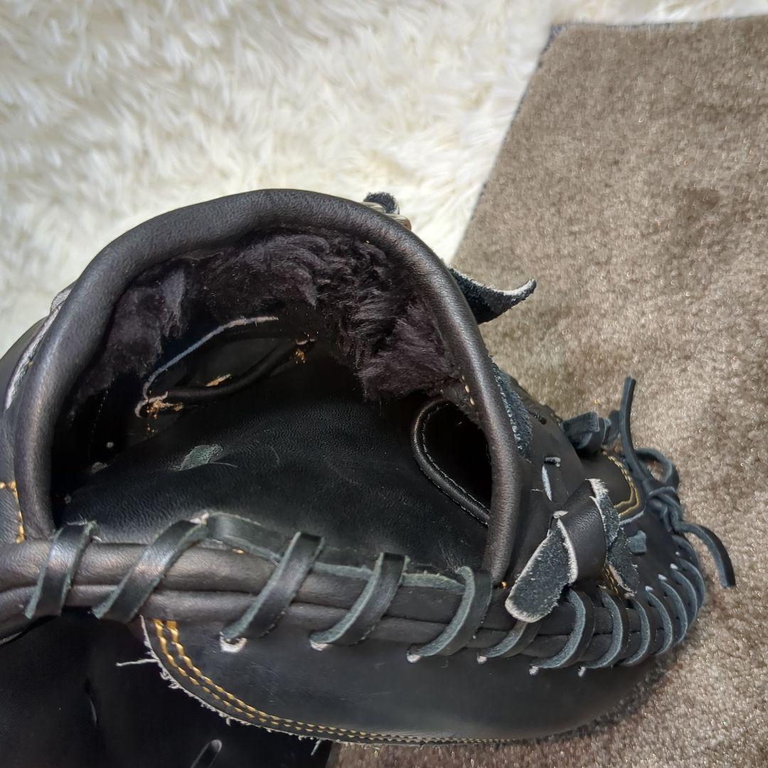 【美品✨SSK✨右投げ】軟式 少年 野球 キャッチャー ミット グローブ 黒