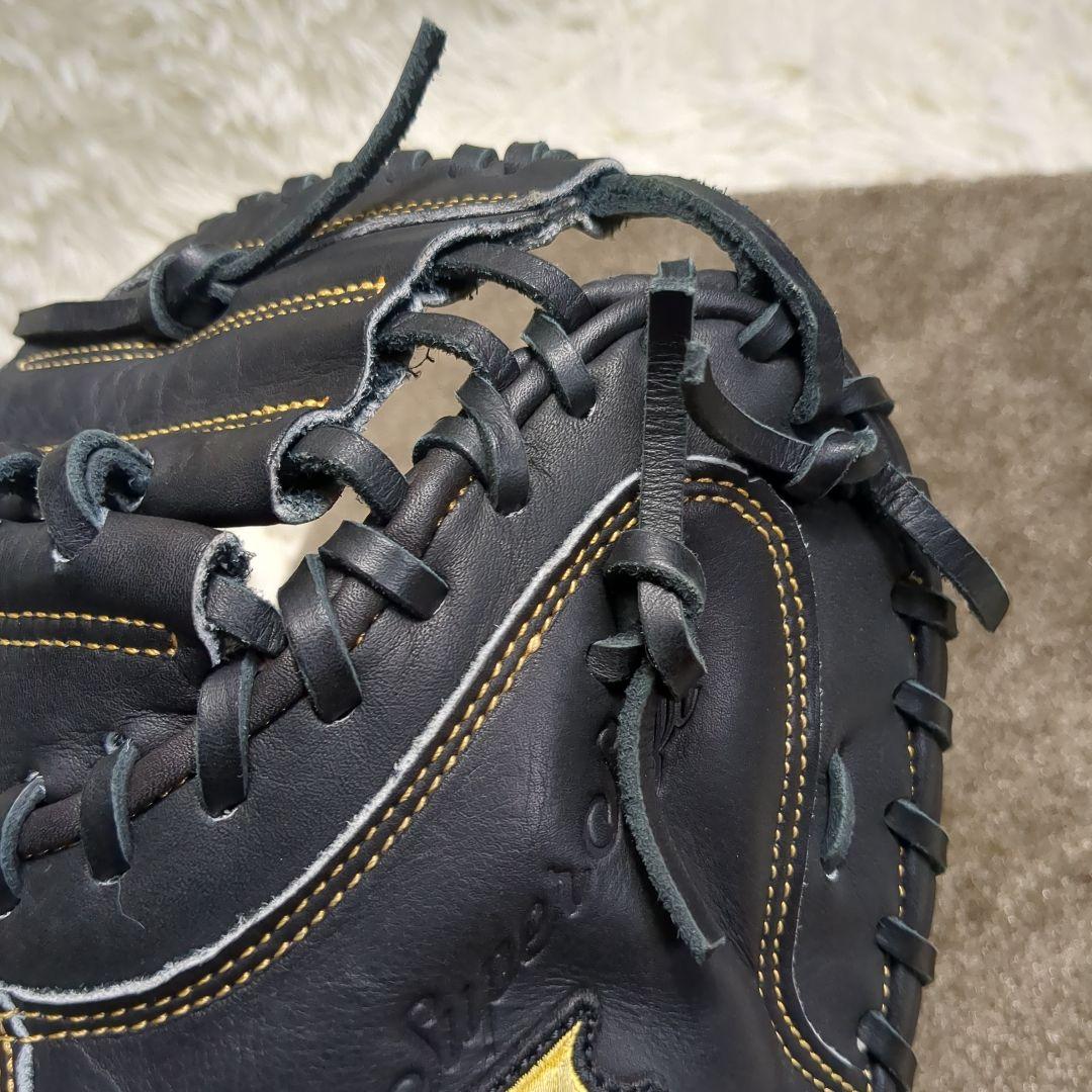 【美品✨SSK✨右投げ】軟式 少年 野球 キャッチャー ミット グローブ 黒