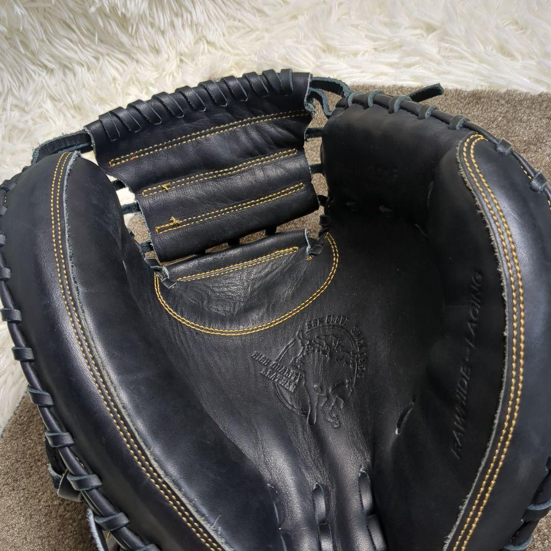 【美品✨SSK✨右投げ】軟式 少年 野球 キャッチャー ミット グローブ 黒