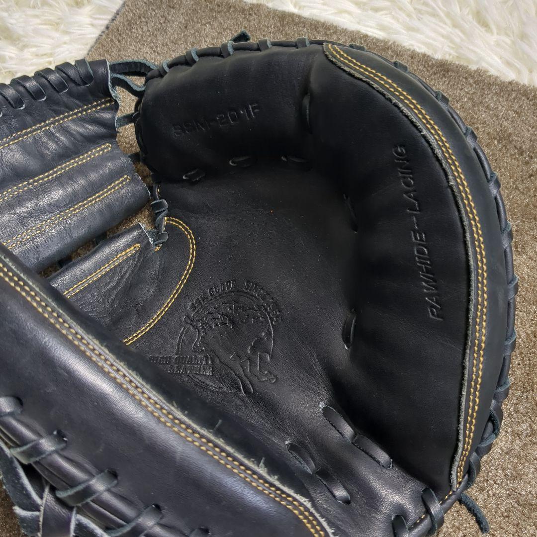 【美品✨SSK✨右投げ】軟式 少年 野球 キャッチャー ミット グローブ 黒