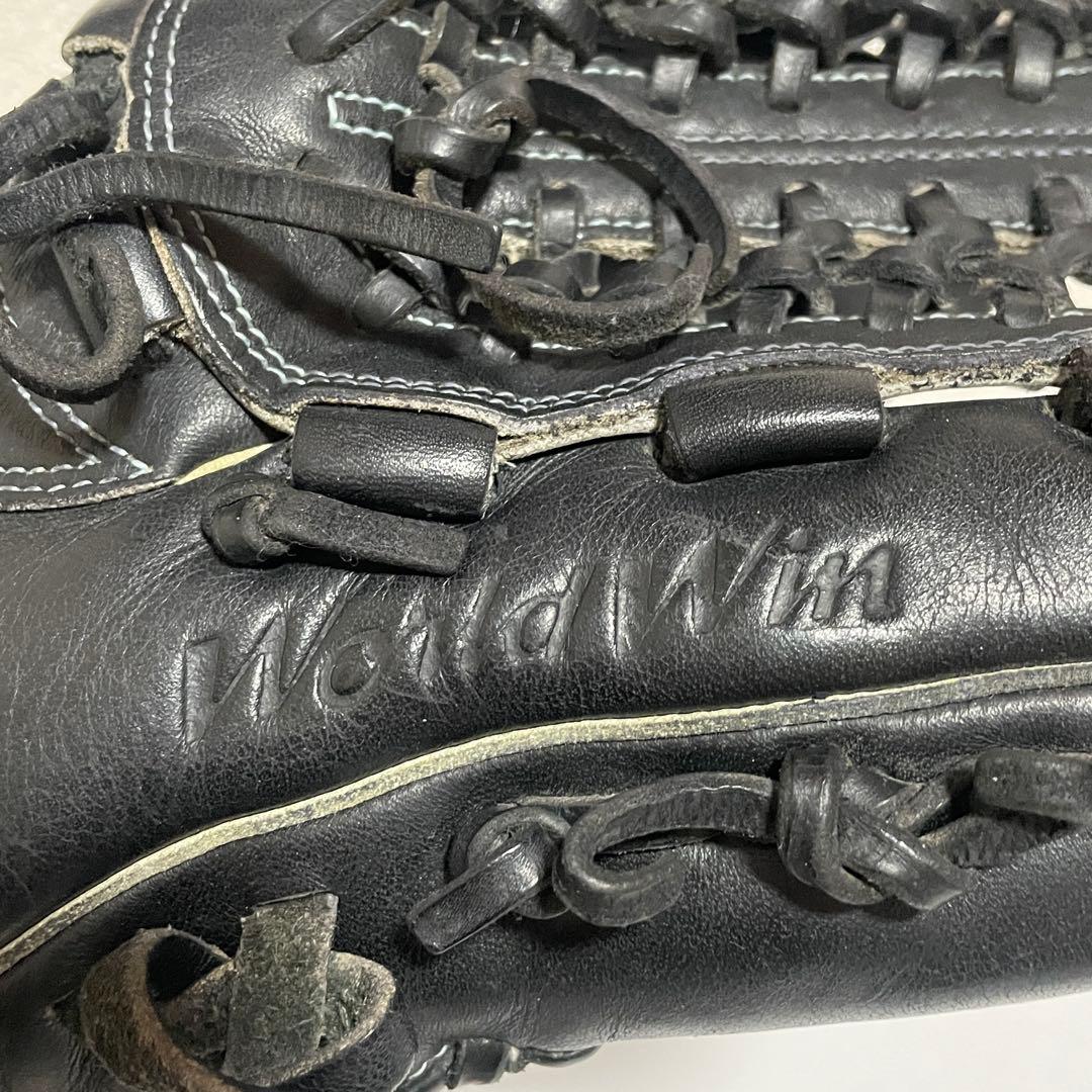 MIZUNO外野手用 ワールドウィン 軟式グローブ ブラック 送料無料&即日発送
