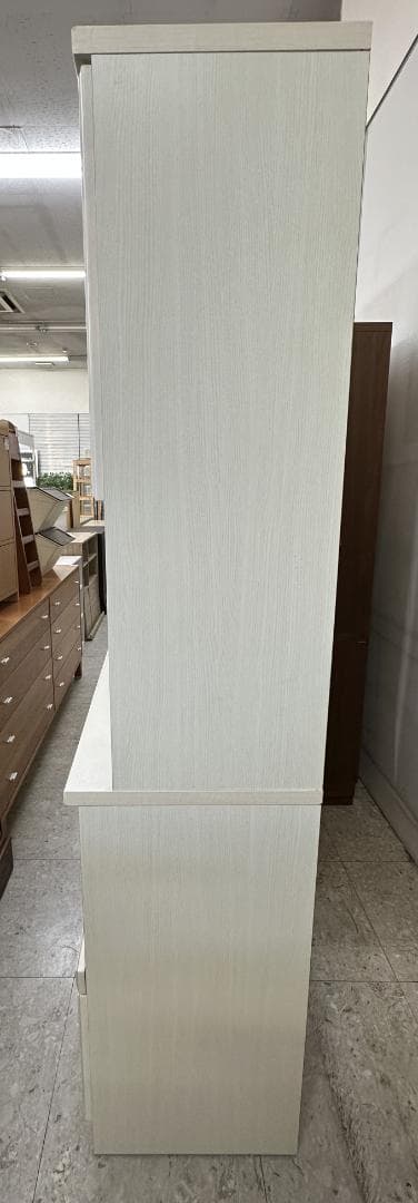 ニトリ　食器棚　キッチンボード　ミランダ2　120WH　ホワイト