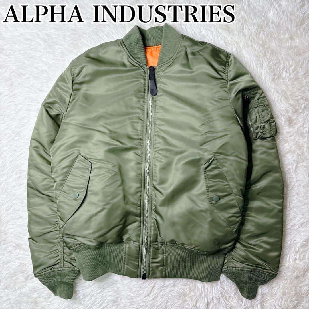 ✨美品✨アルファ MA-1 フライトジャケット 緑 L 中綿 y2k 短丈 - メルカリ