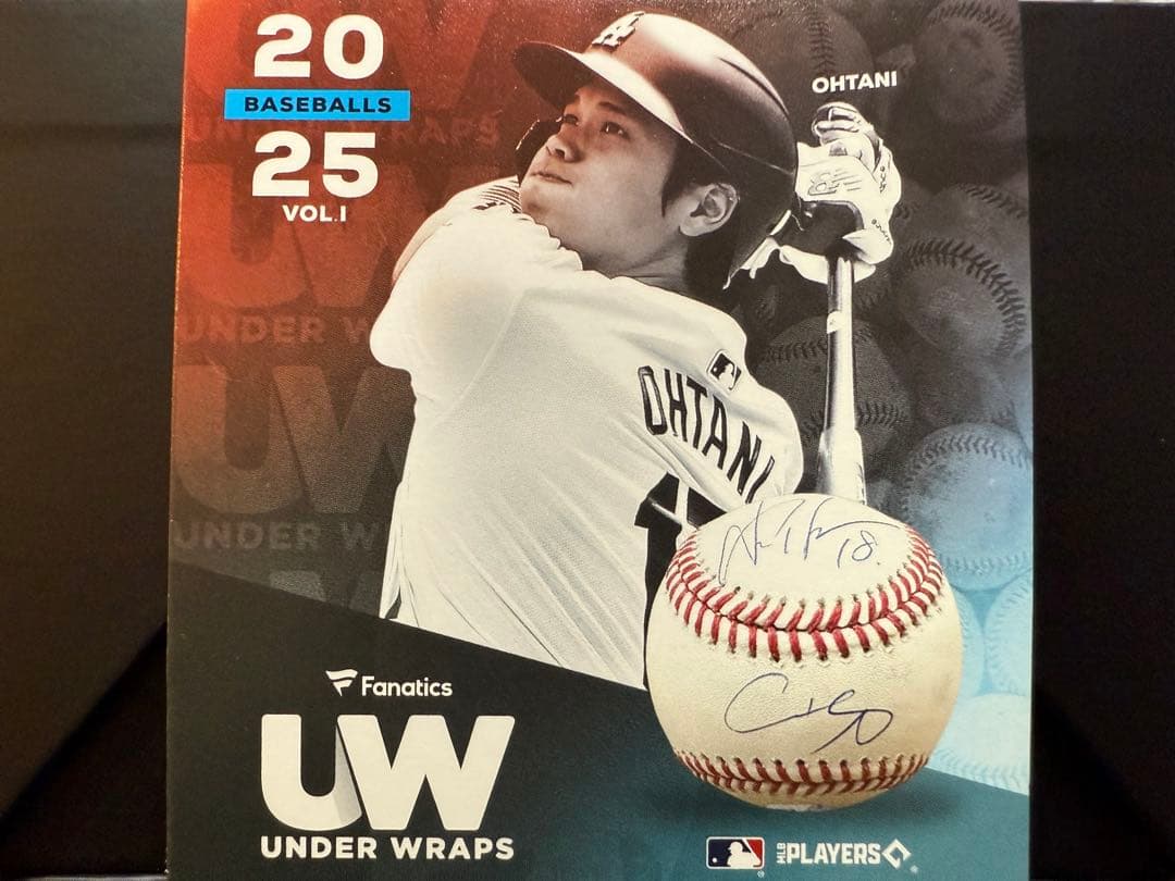 直筆サインボール】MLB 2025 FANATICS UNDER WRAPS - メルカリ