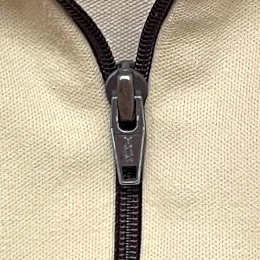 【小さいサイズ】 希少adidasトラックジャケット デサント製 ベージュ 古着