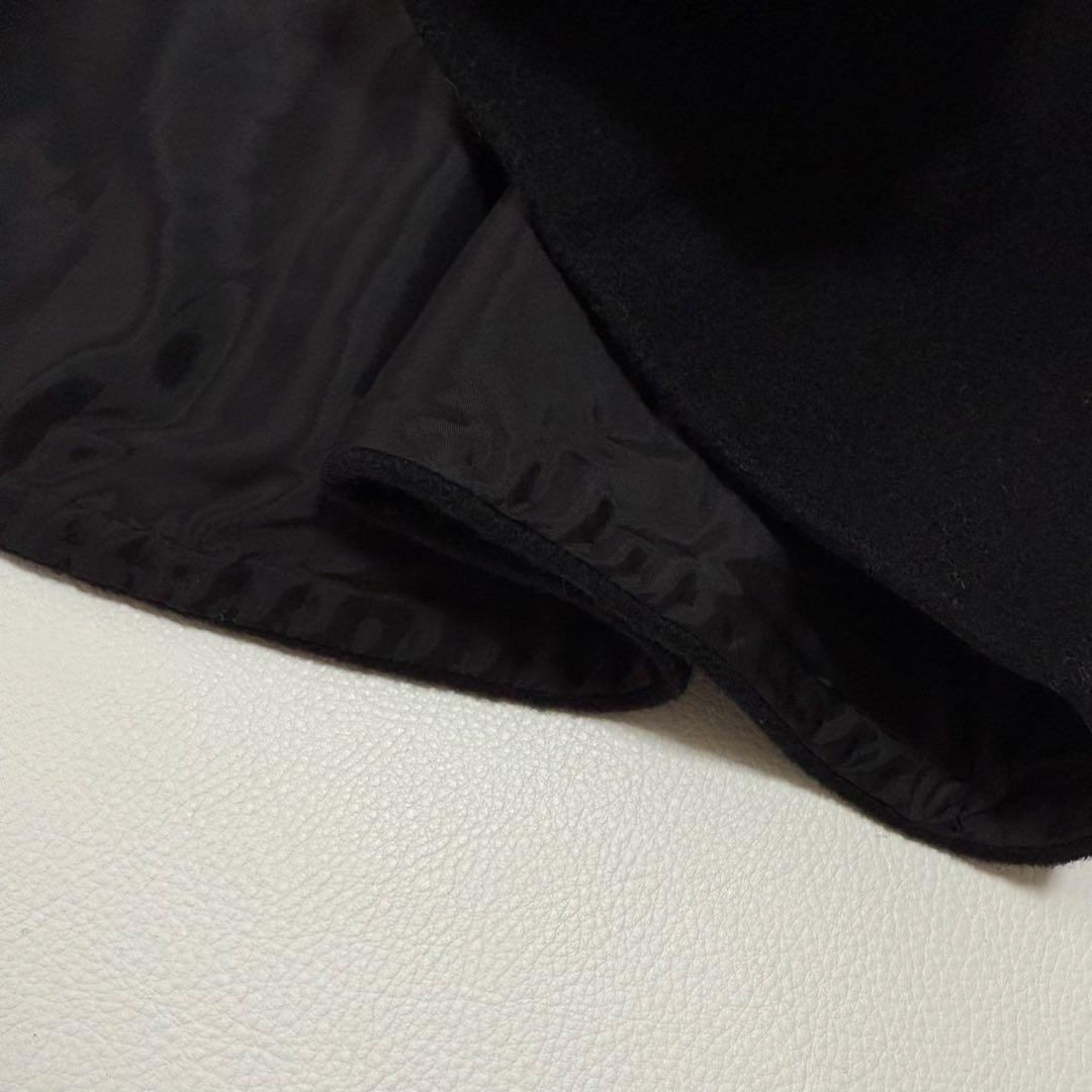 希少✨️ Y’s ヨウジヤマモト ウールポンチョ ケープ 黒 日本製 3