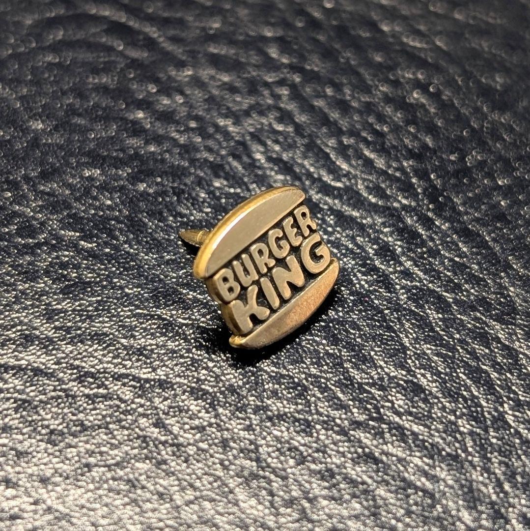BURGER KING バーガーキング ハンバーガー ピンバッジ ロゴ