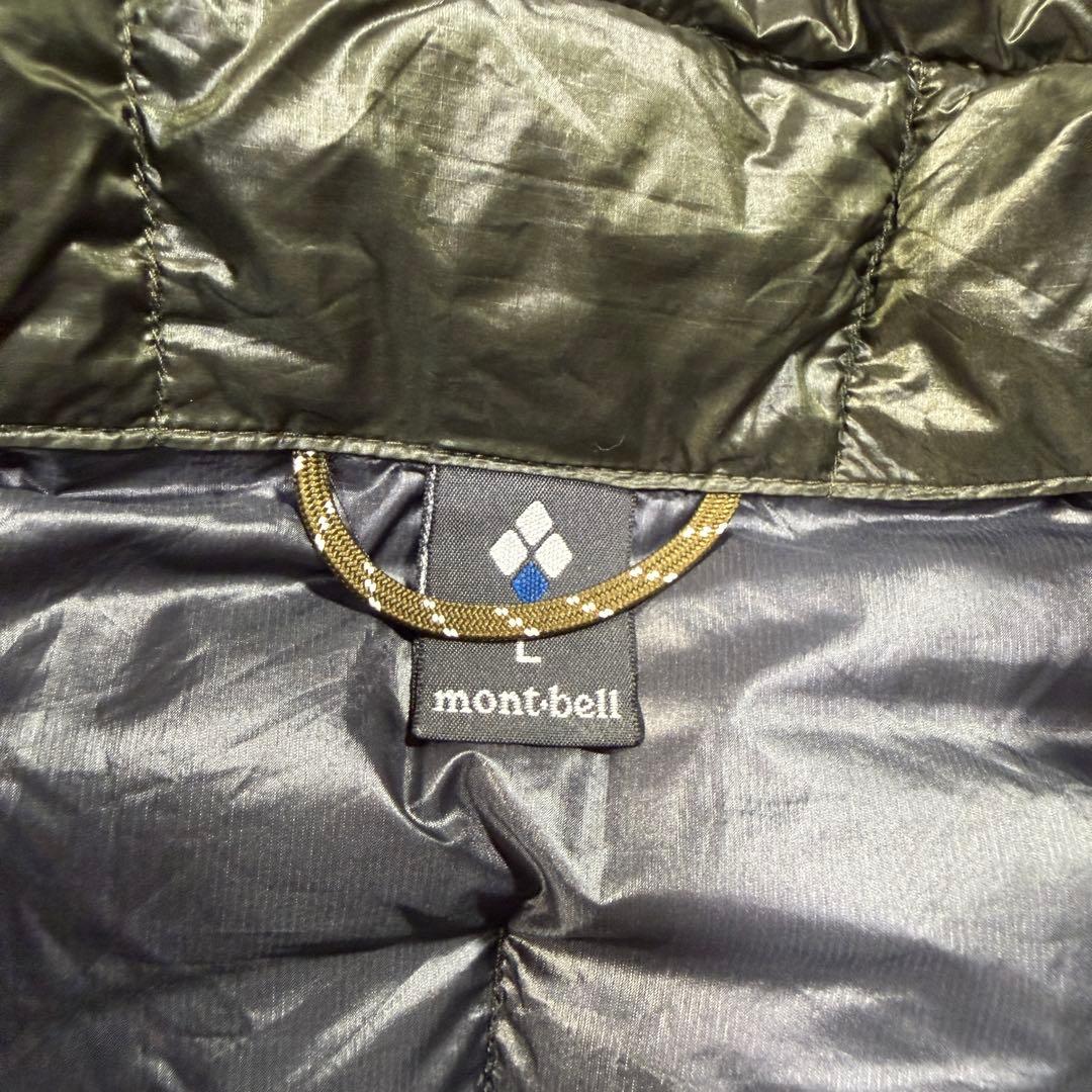 モンベル　1101466 ダウンジャケット　カーキ　Lサイズ