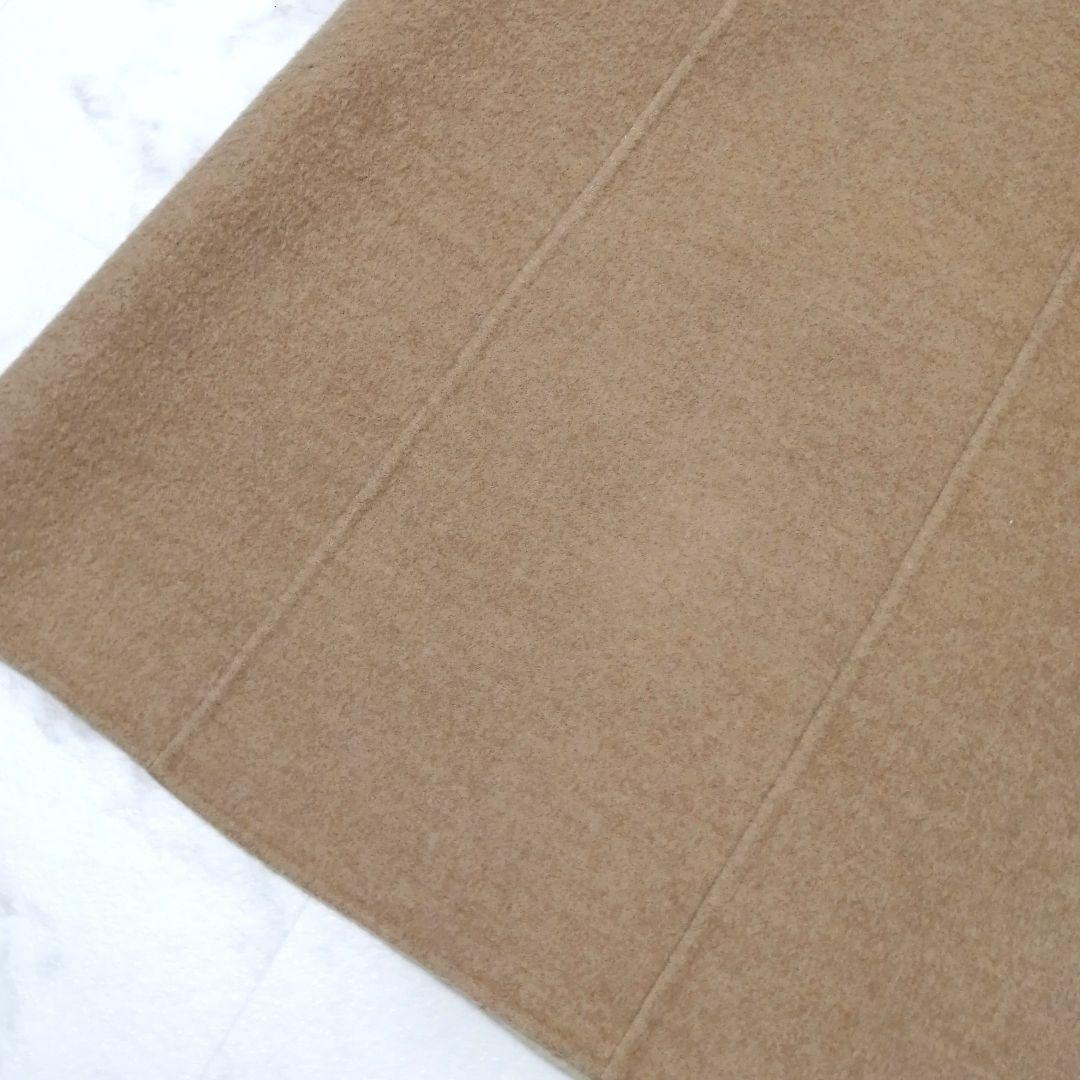 極美品✨ フォクシー　ロングコート　ダブルフェイス　ベビーキャメル　バイカラー