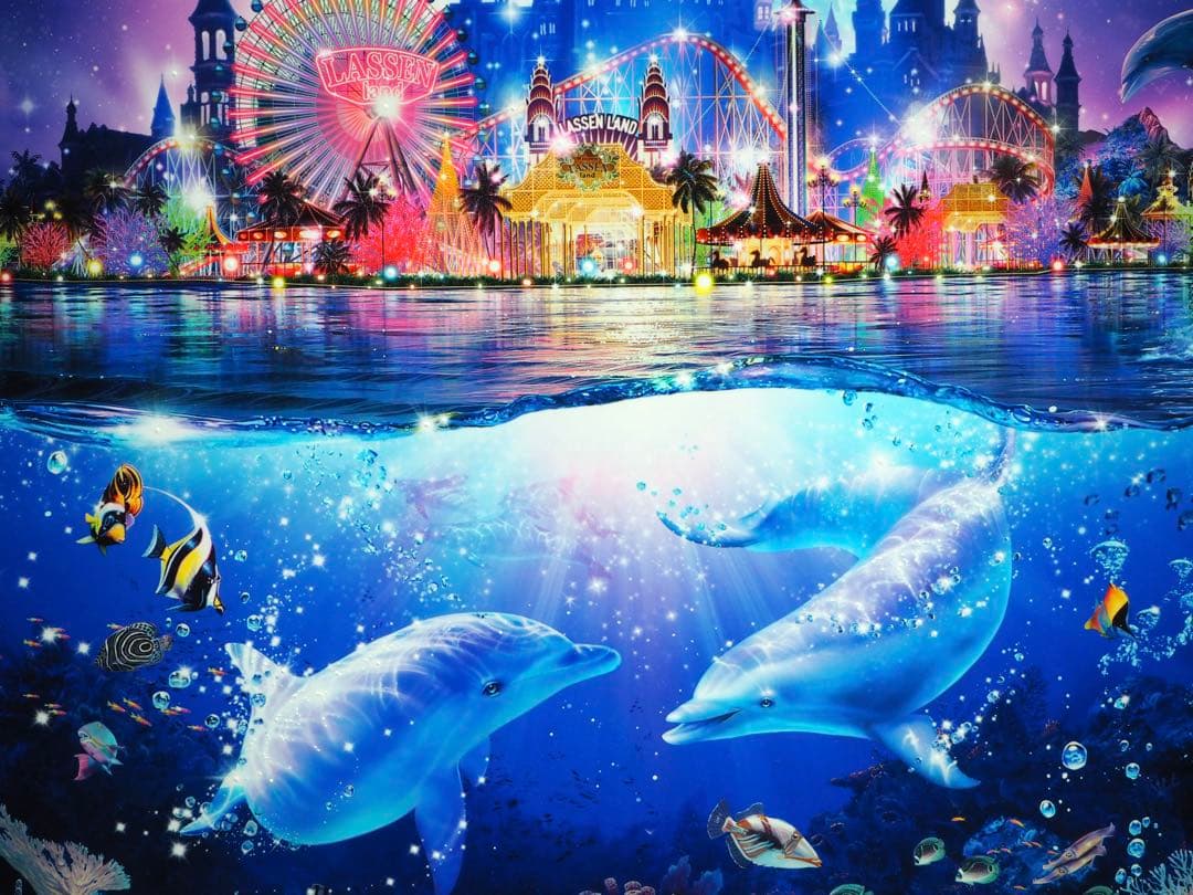 い*ん様 真作□クリスチャンラッセン 最高傑作 版画 ドリームタイム L