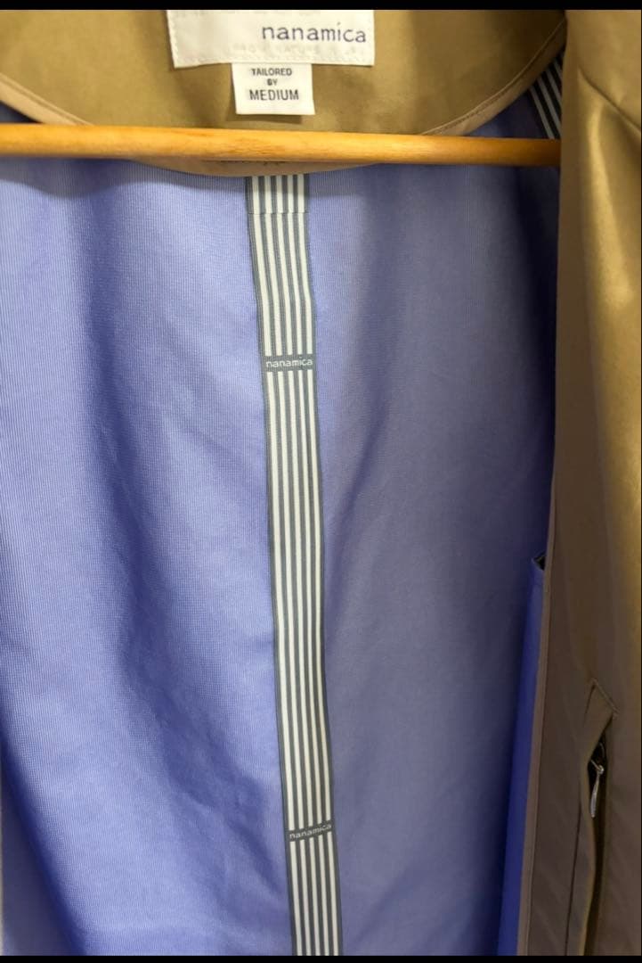 nanamica GORE-TEX ベージュ ステンカラーコート M