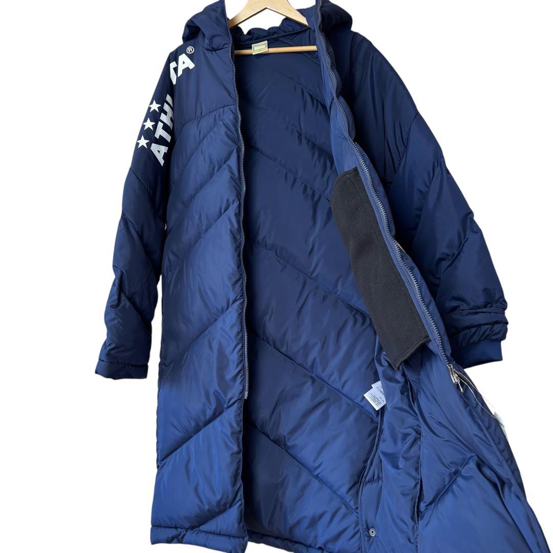 【新品　未使用】　ATHLETA アスレタ　ベンチコート　メンズ　L ネイビー