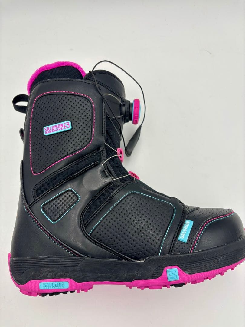 Salomon レディース スノーボードブーツ ブラック/ピンク　24.5センチ