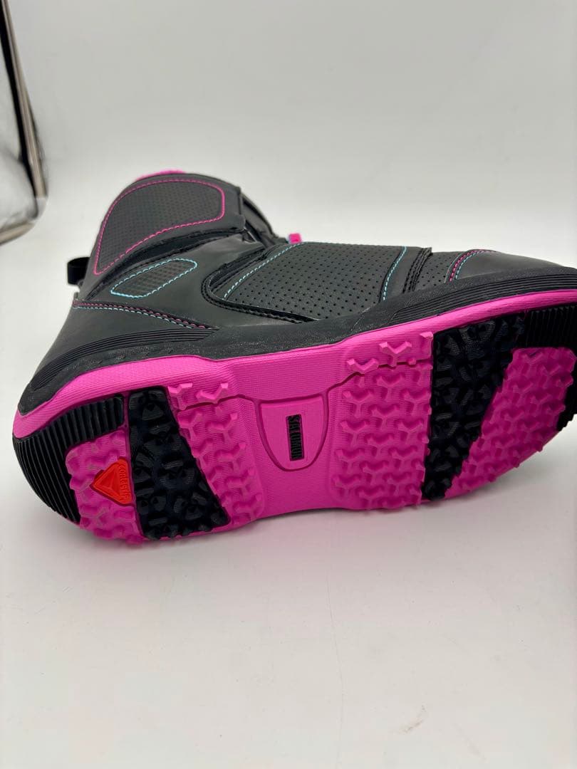 Salomon レディース スノーボードブーツ ブラック/ピンク　24.5センチ