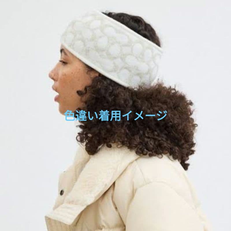 COACH コーチ シグネチャー メタリック ニット ヘッドバンド ブラック