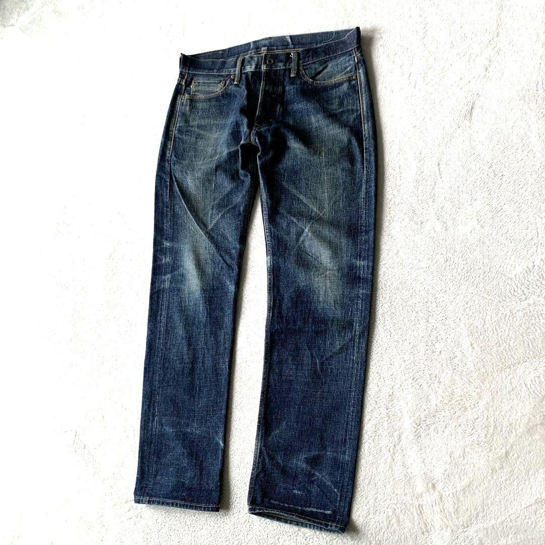 完璧！ラルフローレン デニム&サプライ デニムパンツ セルビッジ ヒゲ