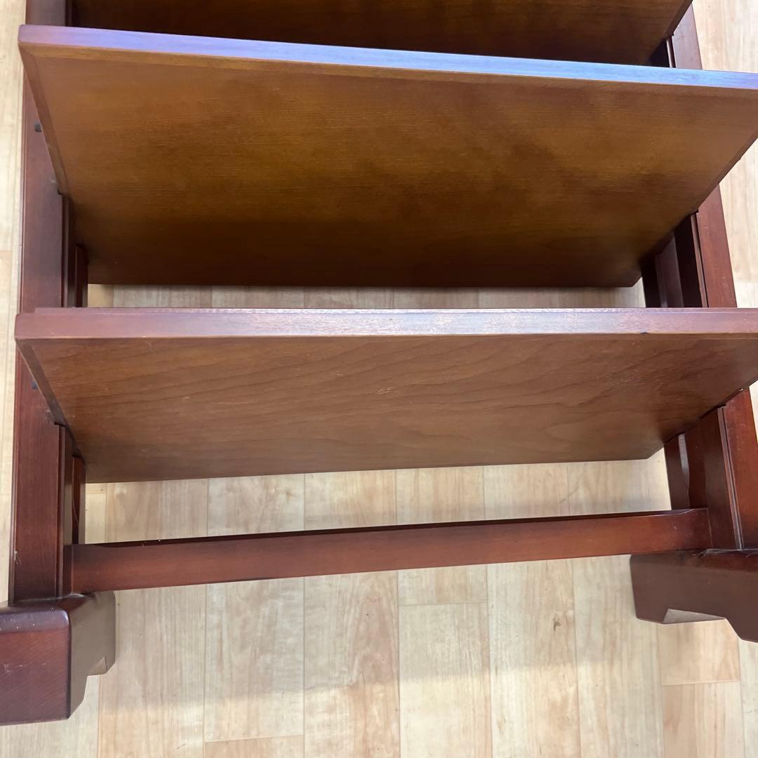 昭和レトロ】マガジンラック アンティーク 木製 新聞ラック