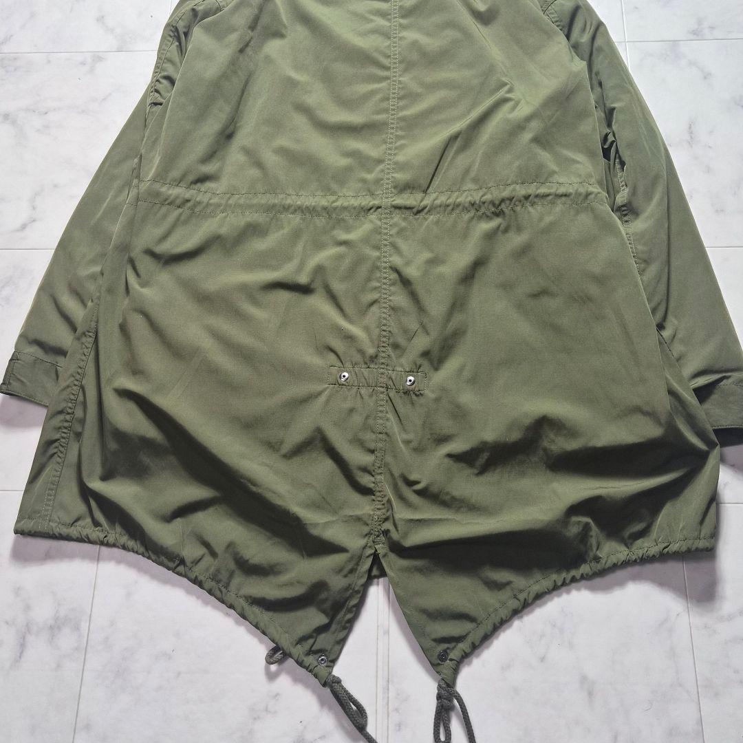 HOUSTON M-65 モッズコート フィッシュテール オリーブ M